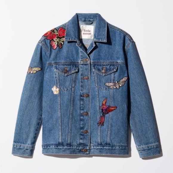 Aritzia Jackets & Blazers - Aritzia Little Moon Dianthus Jean Jacket